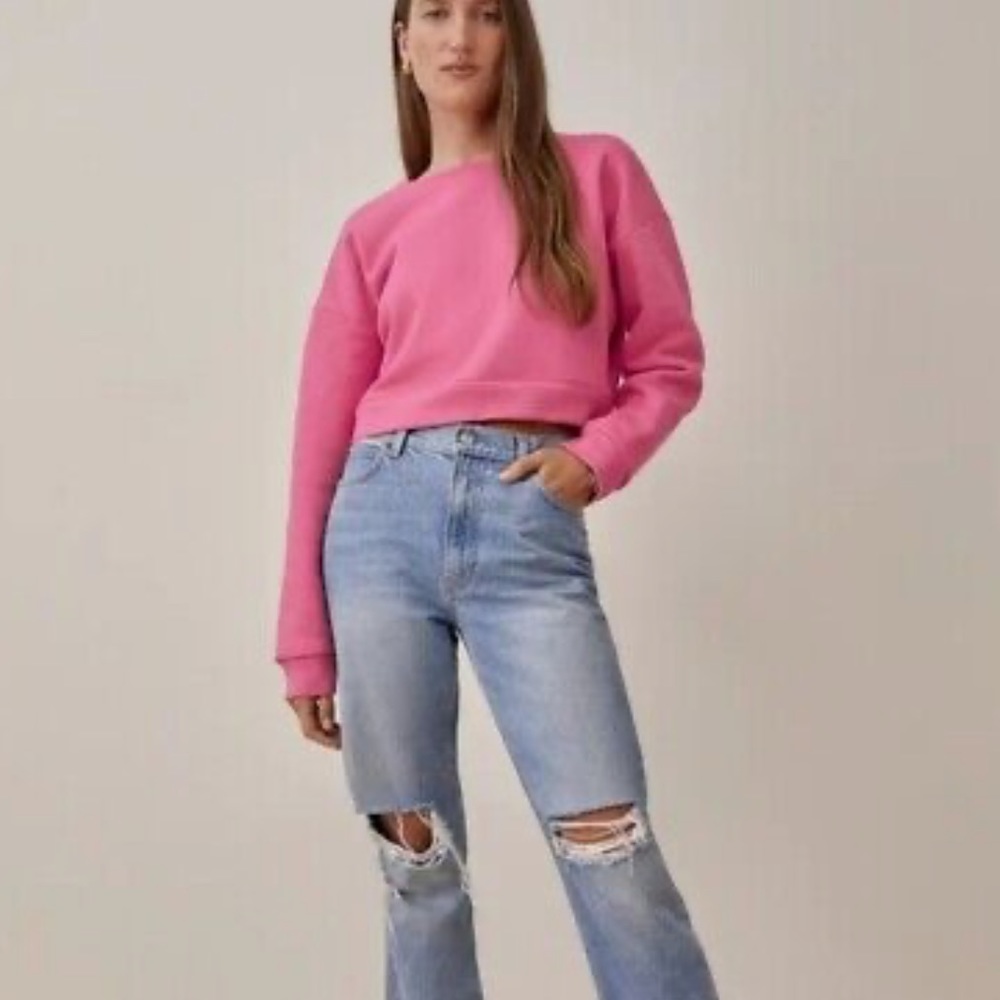 COPY - REFORMATION hunter classic crew neck sweatshirt